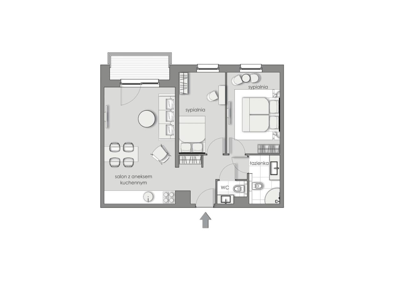 3Rooms Uno 4 Apartment Gdansk Dış mekan fotoğraf